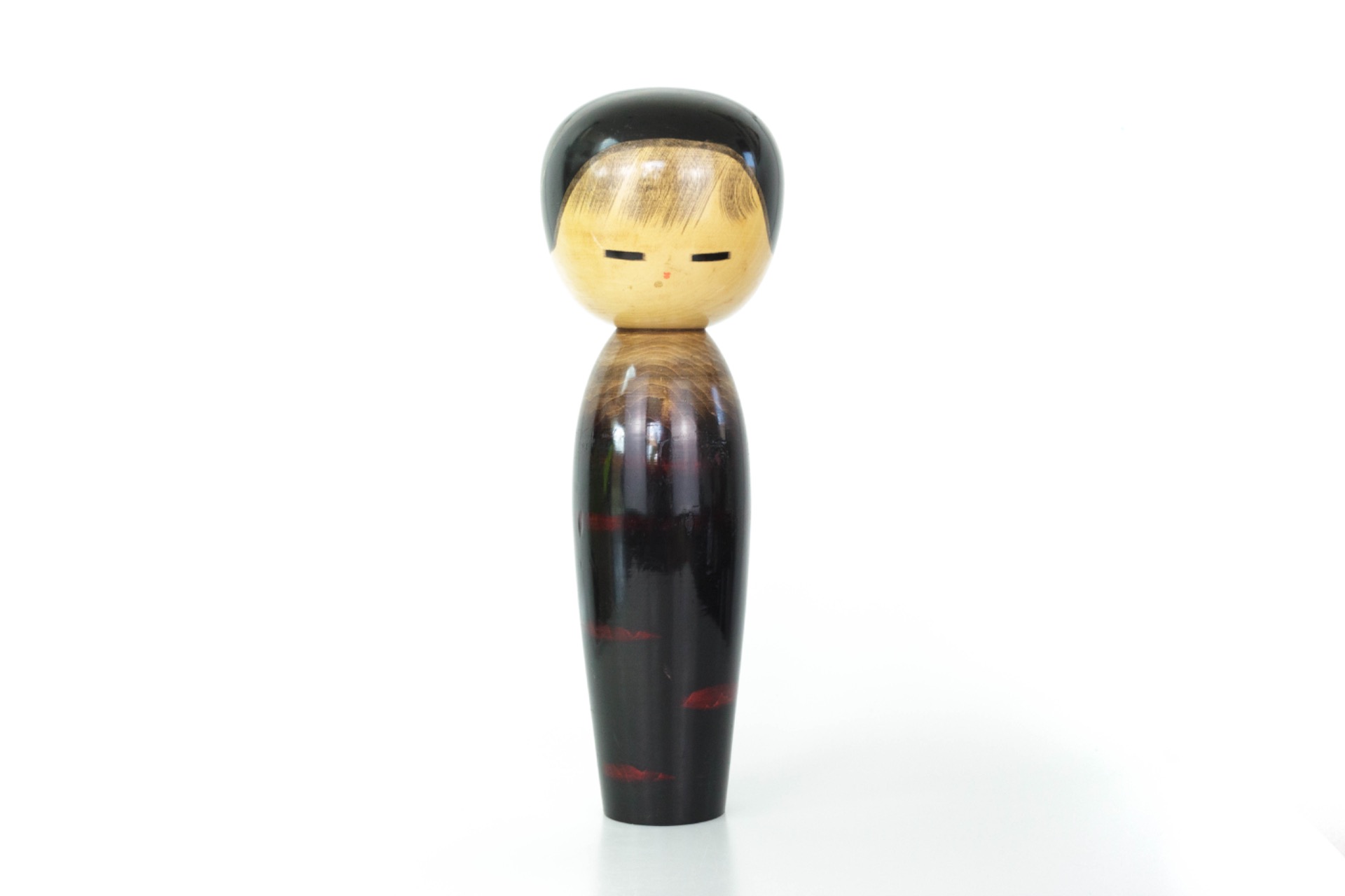 Masao Watanabe 【希少】渡辺正雄 作「寒椿」30cm/1600g Masao Watanabe – Expressive Kokeshi & Daruma Figures | Tamashii